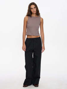 Denim And Pants: THRILLS UNWIND STRIPE PANT WMN