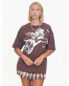 WORSHIP CHERUB RELAXED TEE WMN