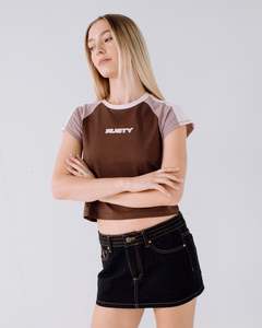 Womens Tshirts Longsleeves 1: RUSTY BRADLEY MINI CAP SLEEVE TEE WMN