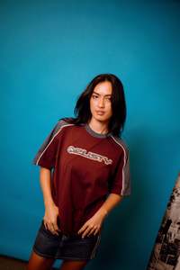 Womens Tshirts Longsleeves 1: RUSTY TIMMY TARGET O/S TEE WMN