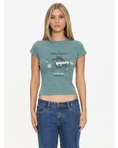 Womens Tshirts Longsleeves 1: THRILLS DRIVE ME WILD TEE WMN