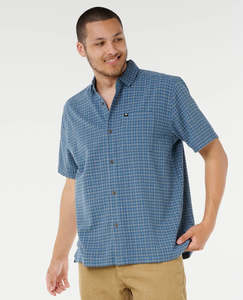 Mens Shirts: RIP CURL CLASSIC SURF CHECK S/S SHIRT MENS