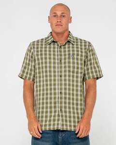 RUSTY DATSUN CHECK SHIRT MENS