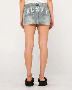 RUSTY NORTY LOW DENIM SKIRT WMN