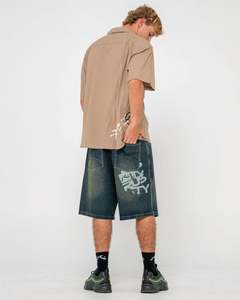RUSTY STONE COLD BAGGY JORT MENS