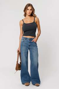 Denim And Pants: A BRAND 95 WIDE WIDE JEAN WMN