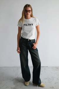 Denim And Pants: A BRAND 95 BAGGY JEAN WMNS
