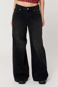 Denim And Pants: A BRAND 99 LOW MEGA BAGGY JEAN WMN