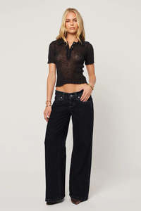 Denim And Pants: A BRAND 00 WIDE HEIDI RCY JEAN WMN