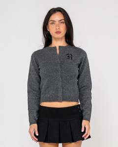 Womens Hoods Jumpers 2 0: RUSTY ACADEMY CARDIGAN WMN