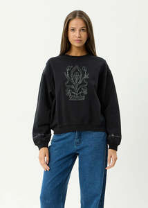 AFENDS GOOD NATURE CREW JUMPER WMN