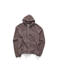 Mens Hoods Jumpers 2 0: S DOUBLE MARTY TERRY ZIP HOODY MENS