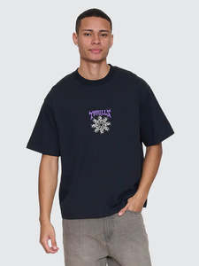 M Tshirts Longsleeves: THRILLS STAGGER BOX FIT TEE MENS