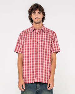 RUSTY DATSUN CHECK SHIRT MENS