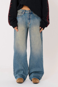 Denim And Pants: A BRAND 99 LOW BAGGY JEAN WMN
