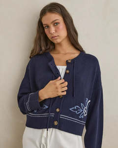 Womens Hoods Jumpers 2 0: RHYTHM RAVELLO KNIT CARDIGAN WMN