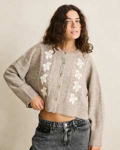 Womens Hoods Jumpers 2 0: RHYTHM BLANCA FLORAL CARDIGAN WMN