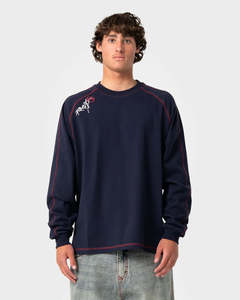 M Tshirts Longsleeves: RUSTY KURUPT LONG SLEEVE HEAVY TEE MENS