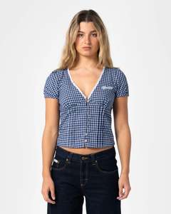 Womens Tshirts Longsleeves 1: RUSTY PEGGY SUE SHIRT WMN