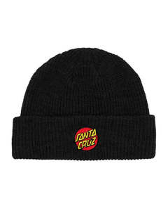 Accessories: SANTA CRUZ CLASSIC DOT PATCH BEANIE