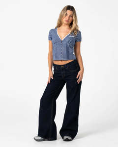RUSTY WENDY LOW RISE JEAN WMN