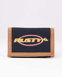 Rusty: RUSTY BLIND TURN TRI-FOLD WALLET