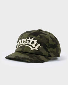 RUSTY FIELD GOTHIC DIRTBAG 6 PANEL HAT