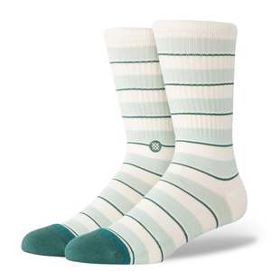 STANCE STRIPED IT CREW SOCKS
