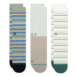 STANCE PREP STRIPE 3 PACK SOCKS