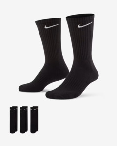NIKE EVERYDAY CREW 3PK SOCKS
