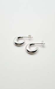 Jewellery: SOME MOON HUGGIE EARRINGS