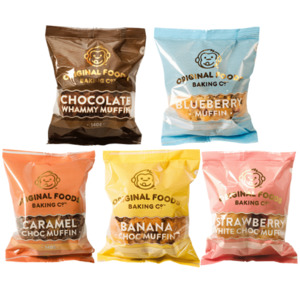Original Foods - Mega Muffins - All Flavours - EACH - Future Foods Auckland