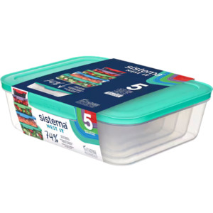 Sistema Nest It Containers 5 Pack - Future Foods Auckland