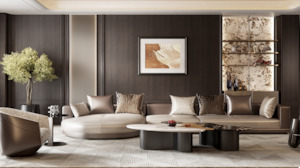 LuxeLine Series - Living Wall & Display Cabinets