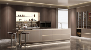Custom Cabinets: LuxeLine Series Custom Modern Kitchen Cabinets
