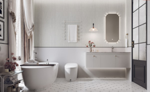 Vienna Series Bathroom Vanity - Custom Wall-Hung Bathroom Cabinetry