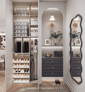 Custom Cabinets: Vienna Series Shoe Cabinet - Custom Organised Storage for Christchurch Homes
