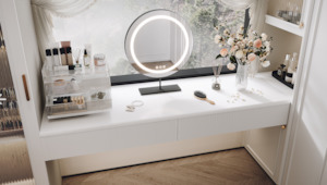 Custom Cabinets: Vienna Series Dresser - Custom Bedroom Storage with European Elegance