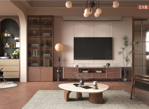 Frontpage: Floro Series - Living Room Cabinet & TV Unit Set