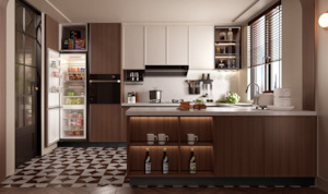 Frontpage: Floro Series - Natural Woodgrain Kitchen with Modern Features