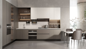 Nilan Series - Modern Neutral-Tone Kitchen
