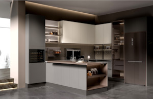 Custom Cabinets: Azure Series - Modern Custom Kitchen Cabinets
