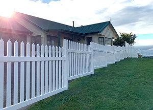 PVC - Picket Style Fence Durable PVC Fencing Get Yours Today
