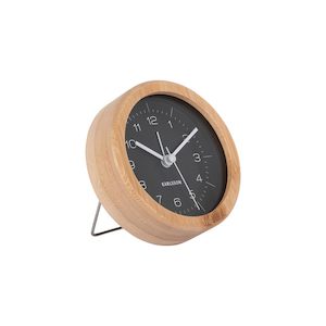 Neat Round Alarm Clock - Black [PRE-ORDER JULY]