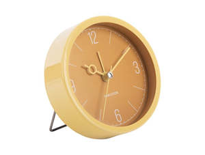 Monocle Alarm Clock - Ochre Yellow