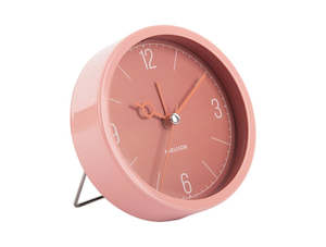 Alarm Clocks: Monocle Alarm Clock - Blush Red