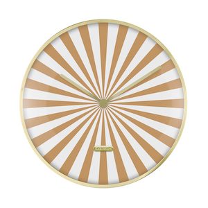 Wall Clock: Candy Swirl Wall Clock - Sand Brown
