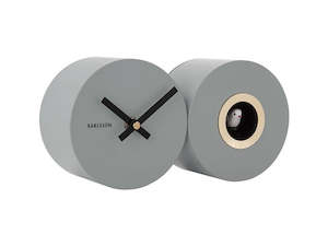 Duo Cuckoo Clock - Matte Grey
