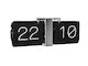 Flip No Case Clock - Black/Silver