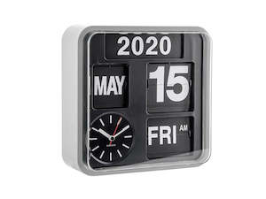Mini Flip Clock - Silver